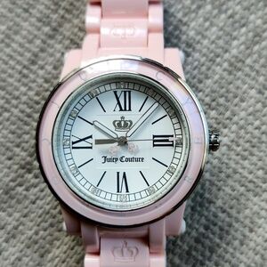 Juicy Couture Pink & White Wristwatch